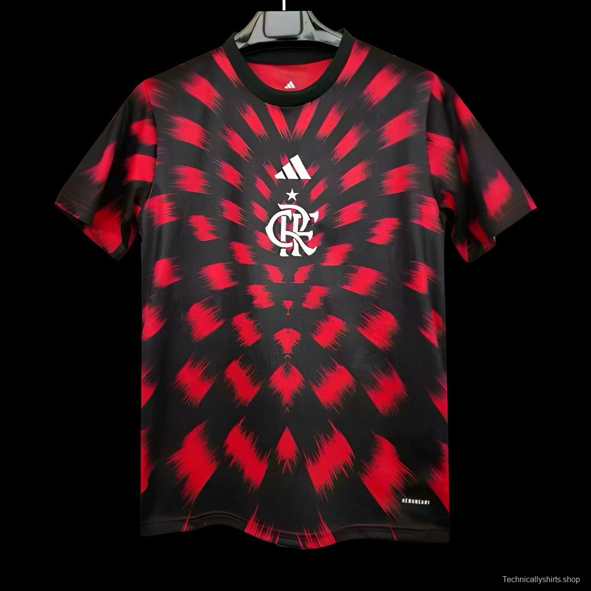 25/26 Flamengo Pre-Match Psychedelic Pattern Jersey