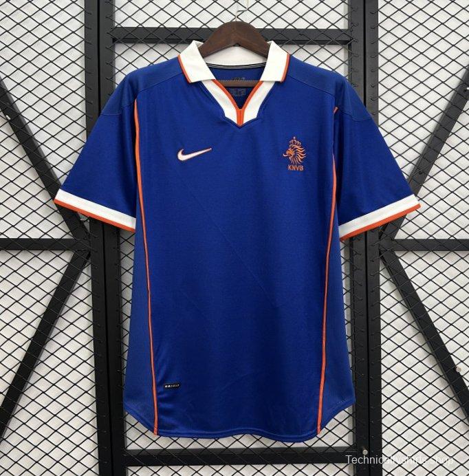 1998 Retro Netherlands Home Retro Jersey