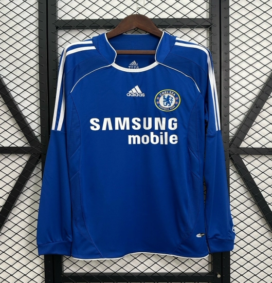 06/07 Retro Long Sleeve Chelsea Home Jersey
