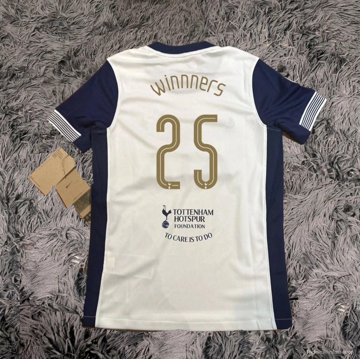 Tottenham Hotspur Europa League Final 24/25 Jersey Winners + FULL PATCH AND CENTRE