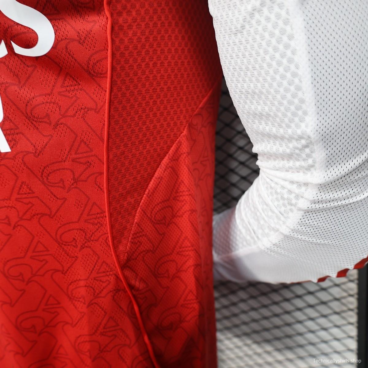 Player Version 25/26 Arsenal Home Long Sleeve Jersey