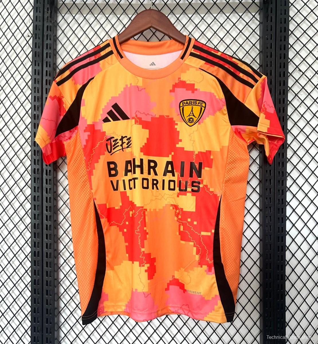 25/26 PSG Third Orange Jersey