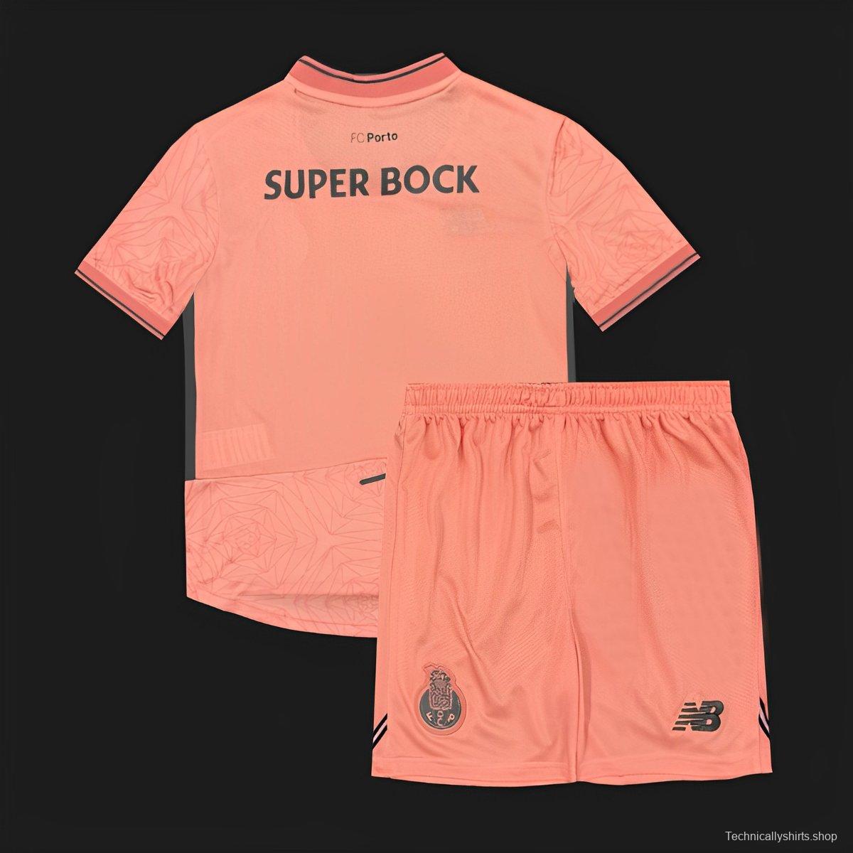 25/26 Kids Porto Away PINK Jersey