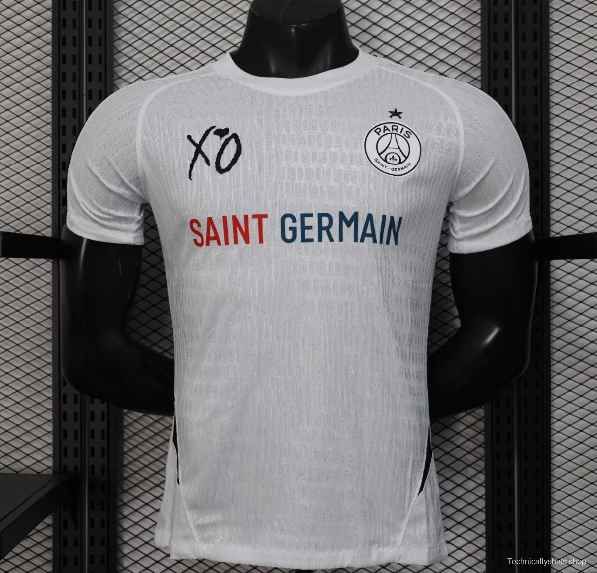 Player Version 25/26 PSG x XO WHITE Pre-Match Jersey