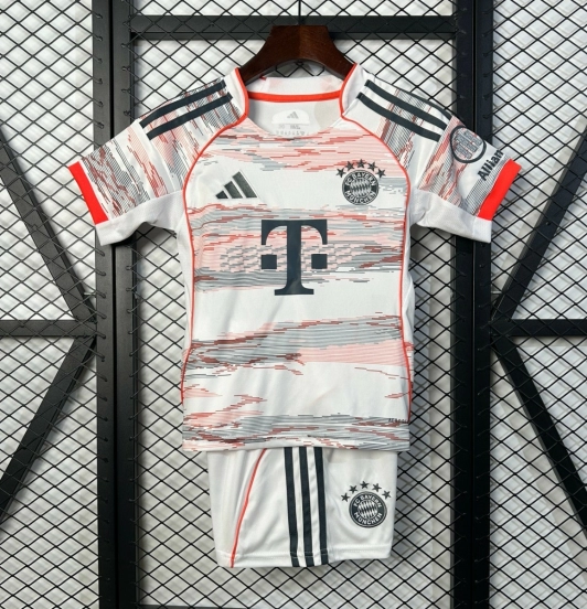 25/26 Kids Bayern Munich Away Size 16-28 Jersey