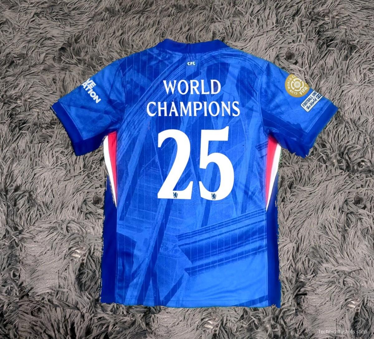 Chelsea 25/26 Club World Cup Champions FULLSIDE AND FRONT PATCH