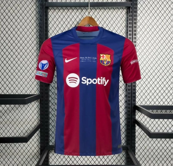 2024 Barcelona UCL FINAL Champions League Females Femení Home Shirt Jersey
