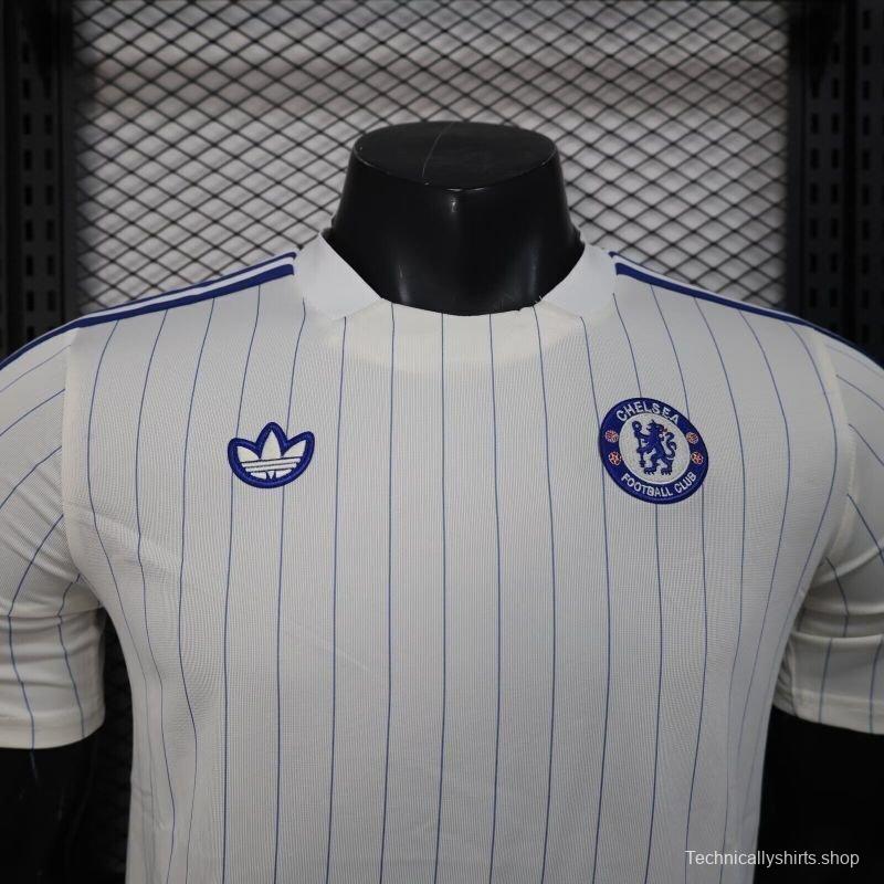 Player Version 25/26 Chelsea Adidas Original Terrace Icons WHITE Jersey