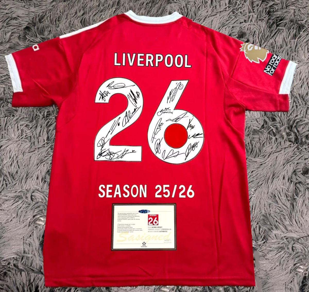Liverpool Team 25/26 Signed