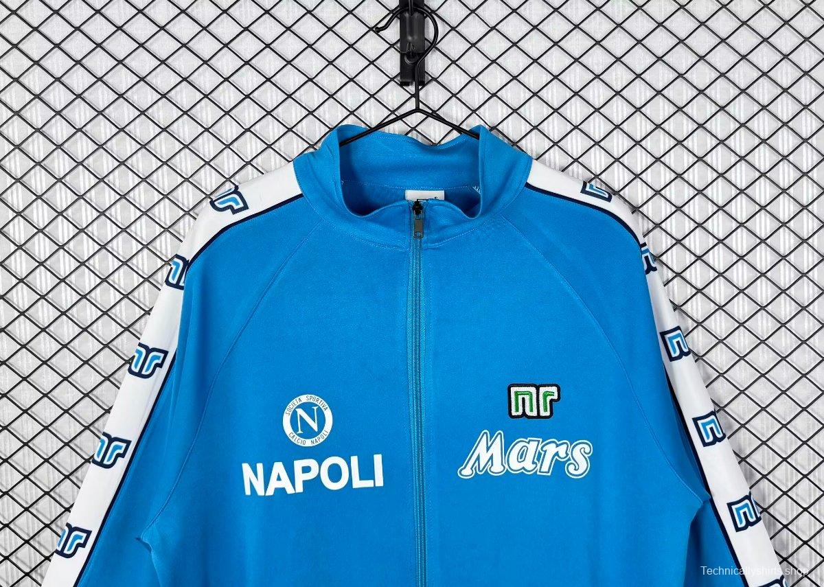 Retro 88/89 Napoli Home Full Zipper Jacket
