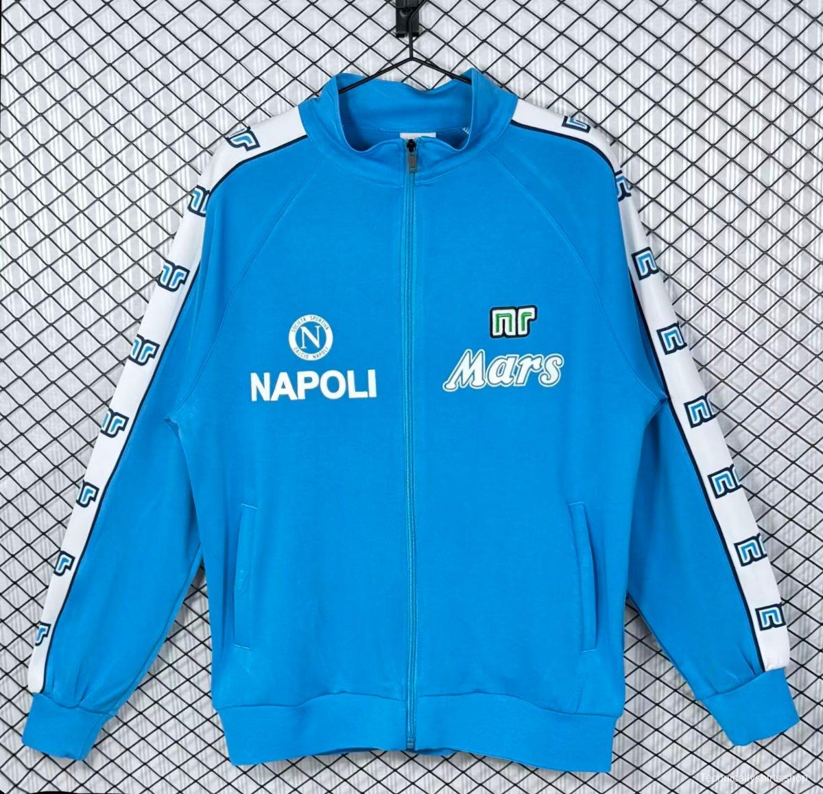 Retro 88/89 Napoli Home Full Zipper Jacket