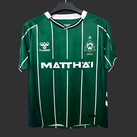 25/26 Werder Bremen Christmas Green Jersey
