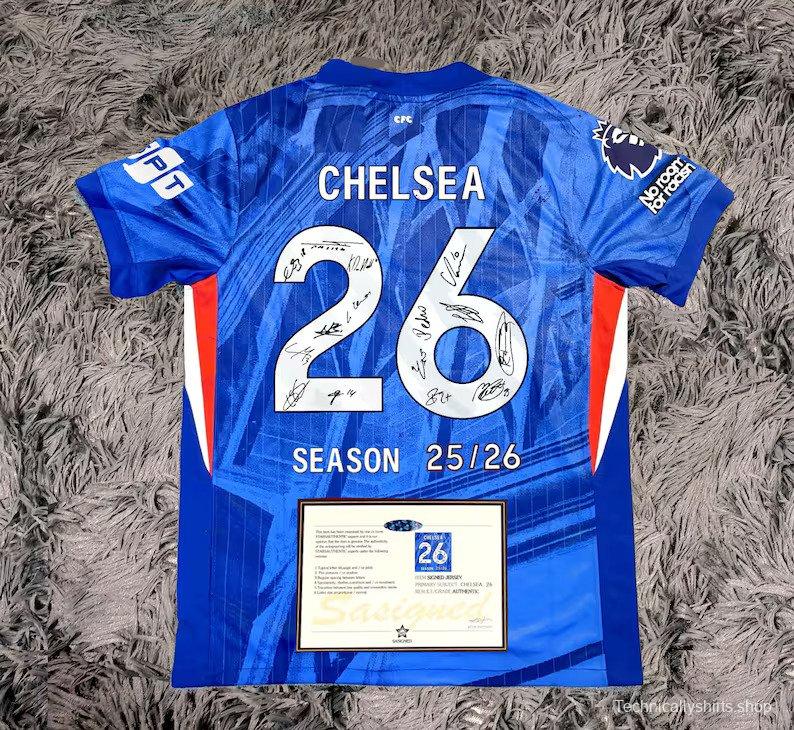 Chelsea Team 25/26 Signed Team EPL