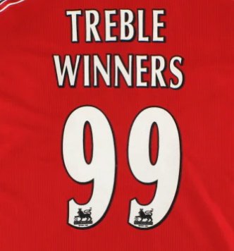 Man United 98/99 TREBLE WINNERS 99 SIGNED Shirt