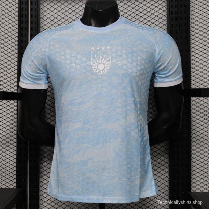 Player Version 2026 Uruguay Home  Light Blue Special Edition Jersey