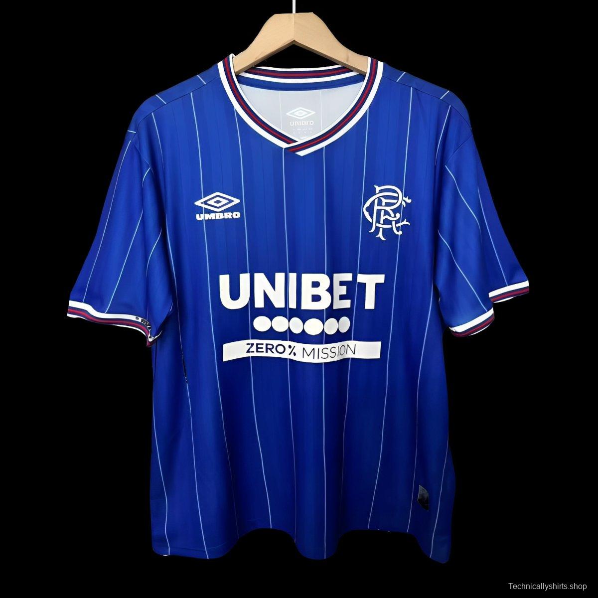 26/27 Glasgow Rangers Home Jersey
