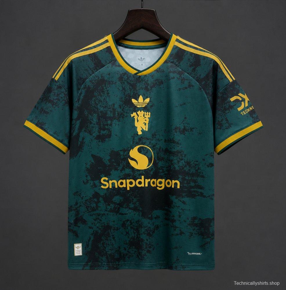 26/27 Manchester United Special Edition Green Gold Jersey