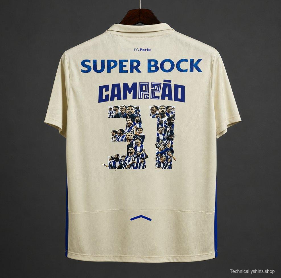 25/26 Porto Third Champion Printing Jersey
