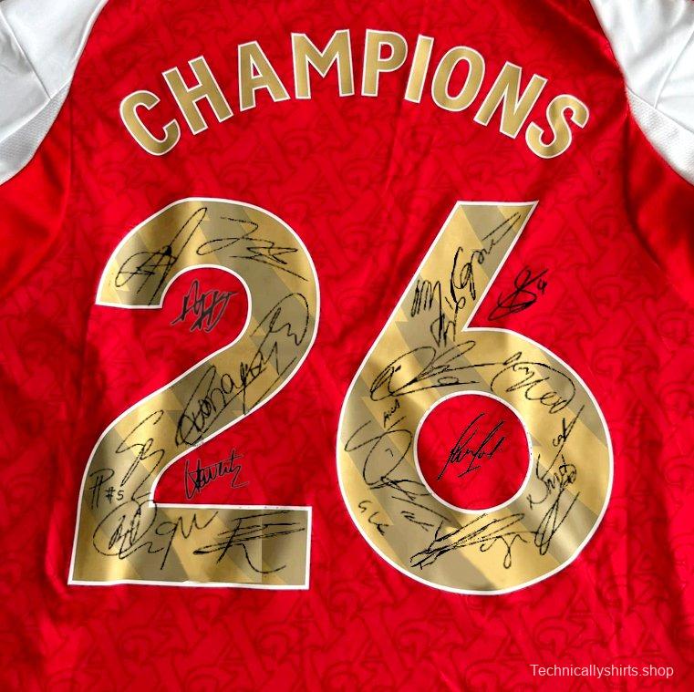 Arsenal Champions 25/26 Signed Shirt