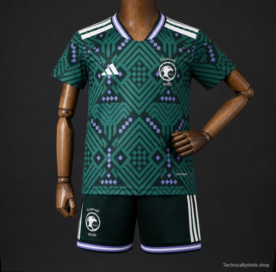 2026 Kids Saudi Arabia Home Jersey