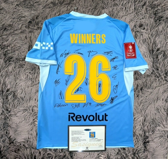 Man City FA CUP Winners Shirt