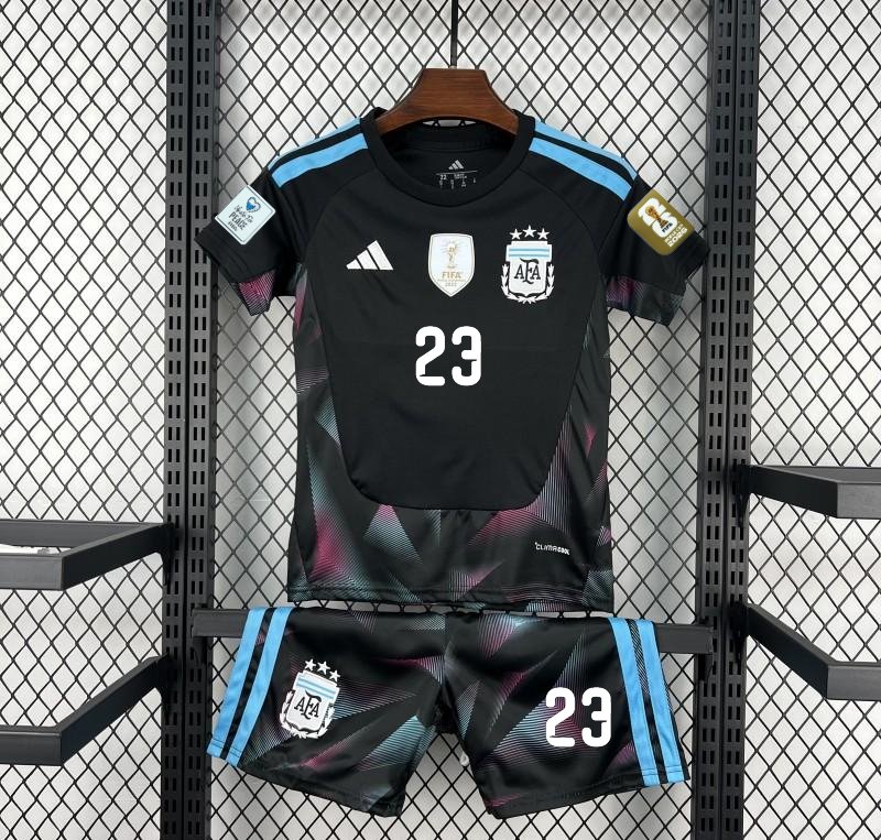 2026 Kids E.MARTINEZ 23 Argentina World Cup Goalkeeper Kit