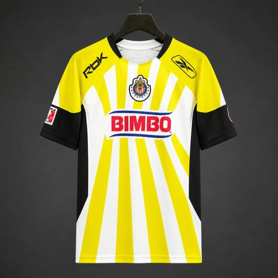 Retro  08/09 Chivas Away Yellow Jersey