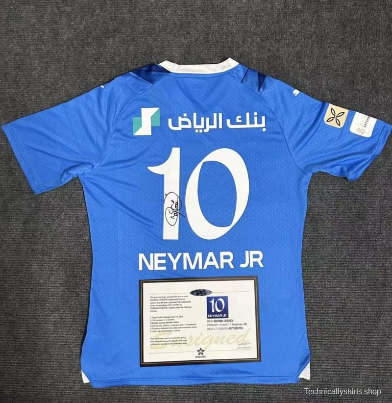 Neymar Signature Al-Hilal + COA