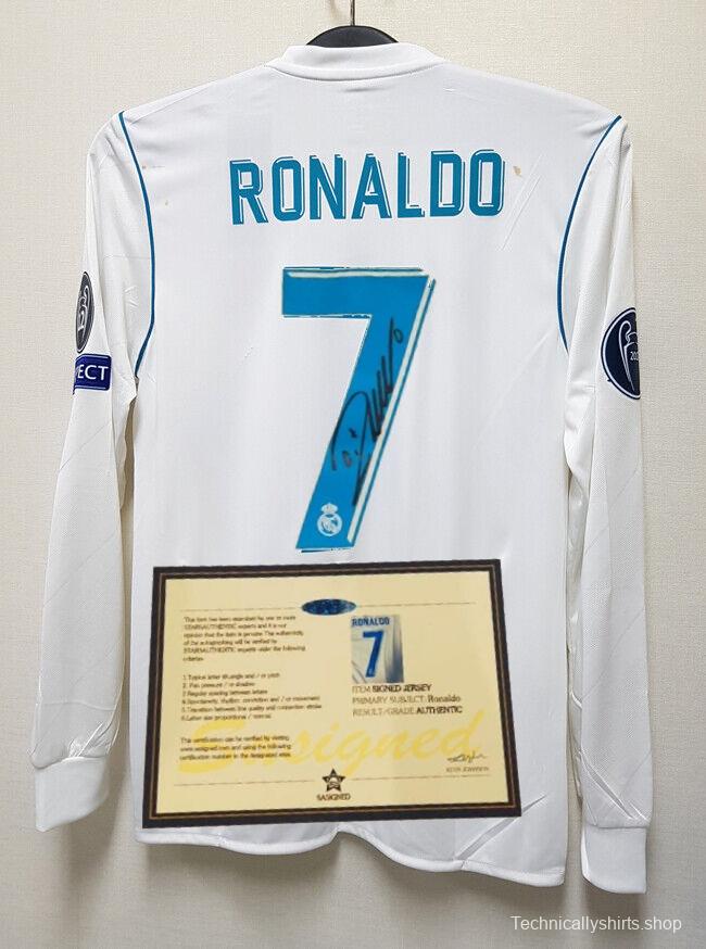 Ronaldo 17/18 UCL FINAL Signature LONG SLEEVES