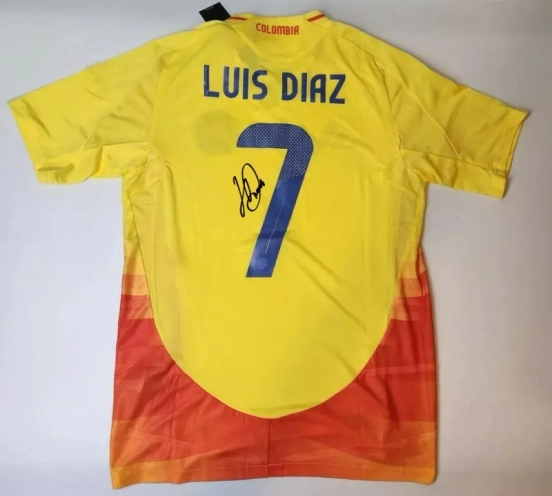 Luis Diaz Signed Colombia Copa America