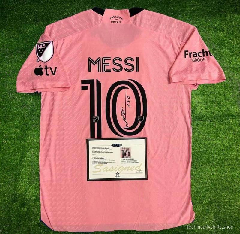 Lionel messi 24/25 inter miami signed shirt