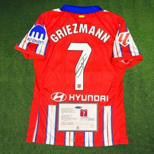 GRIEZMANN ATLETICO 24/25 SIGNED + COA